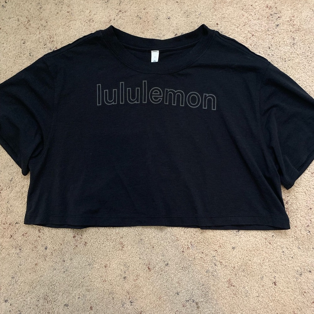 Lululemon All Yours Cropped Tee
